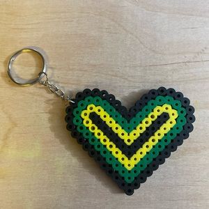 Jamaican heart keychain❤️🇯🇲